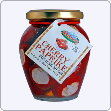 Cherry paprike punjene sirom - Milkop Raska